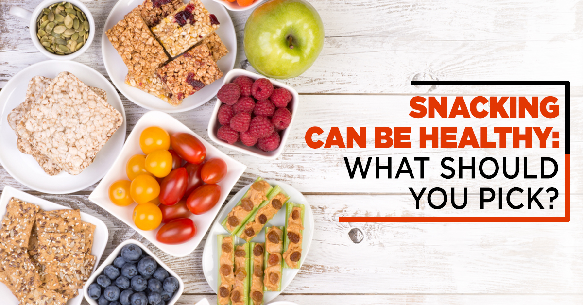 Snacking can be healthy What should you pick
